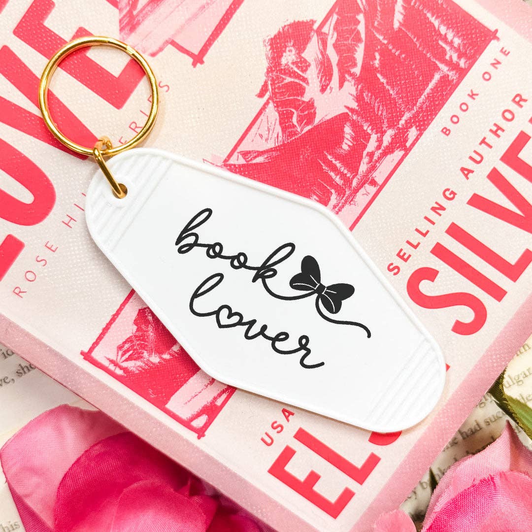 The Swoon Room - Book Lover Retro Motel Keychain