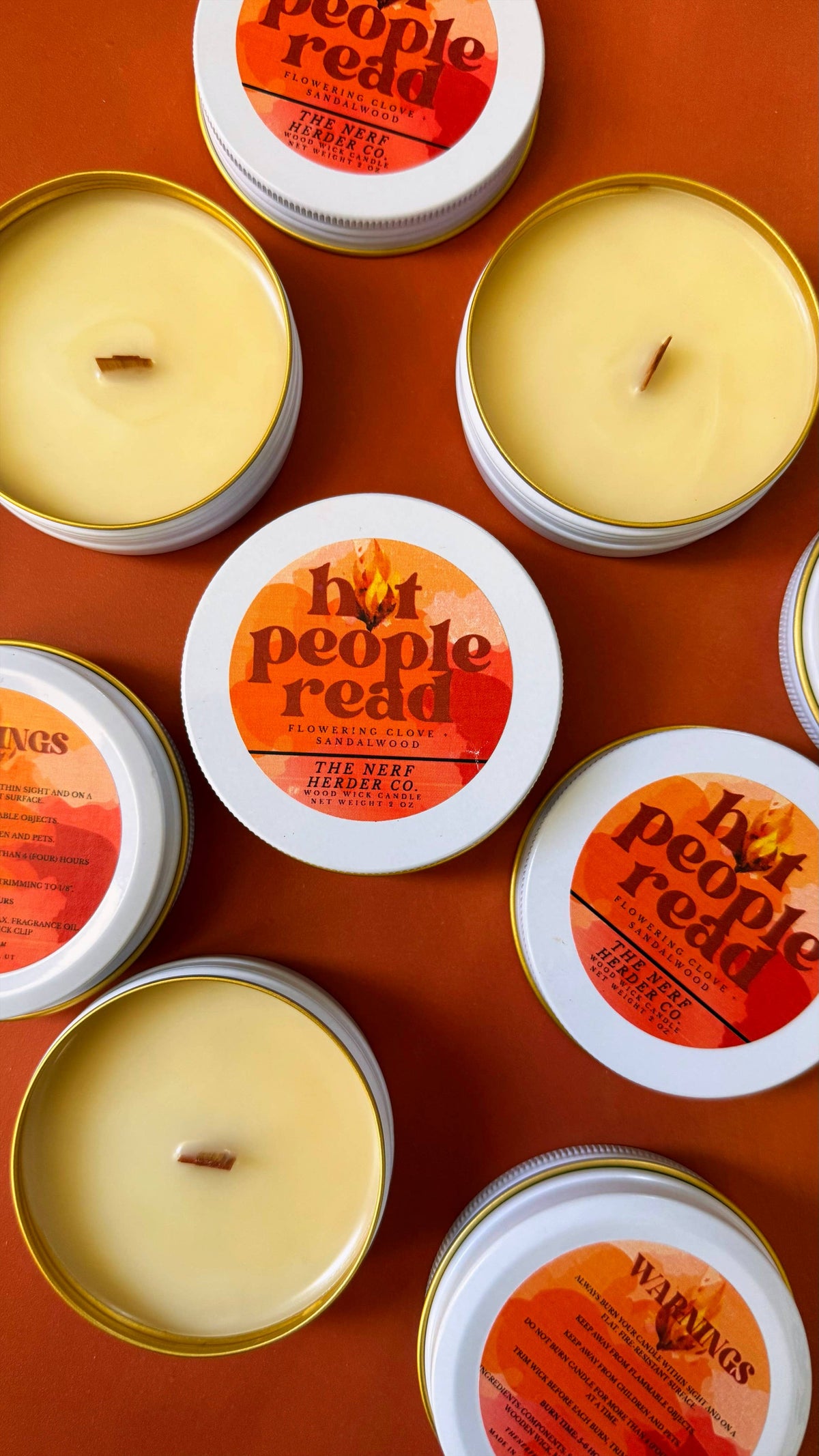 The Nerf Herder Co. - CANDLE | Hot People Read (2 oz)