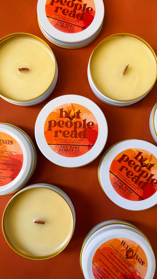The Nerf Herder Co. - CANDLE | Hot People Read (2 oz)