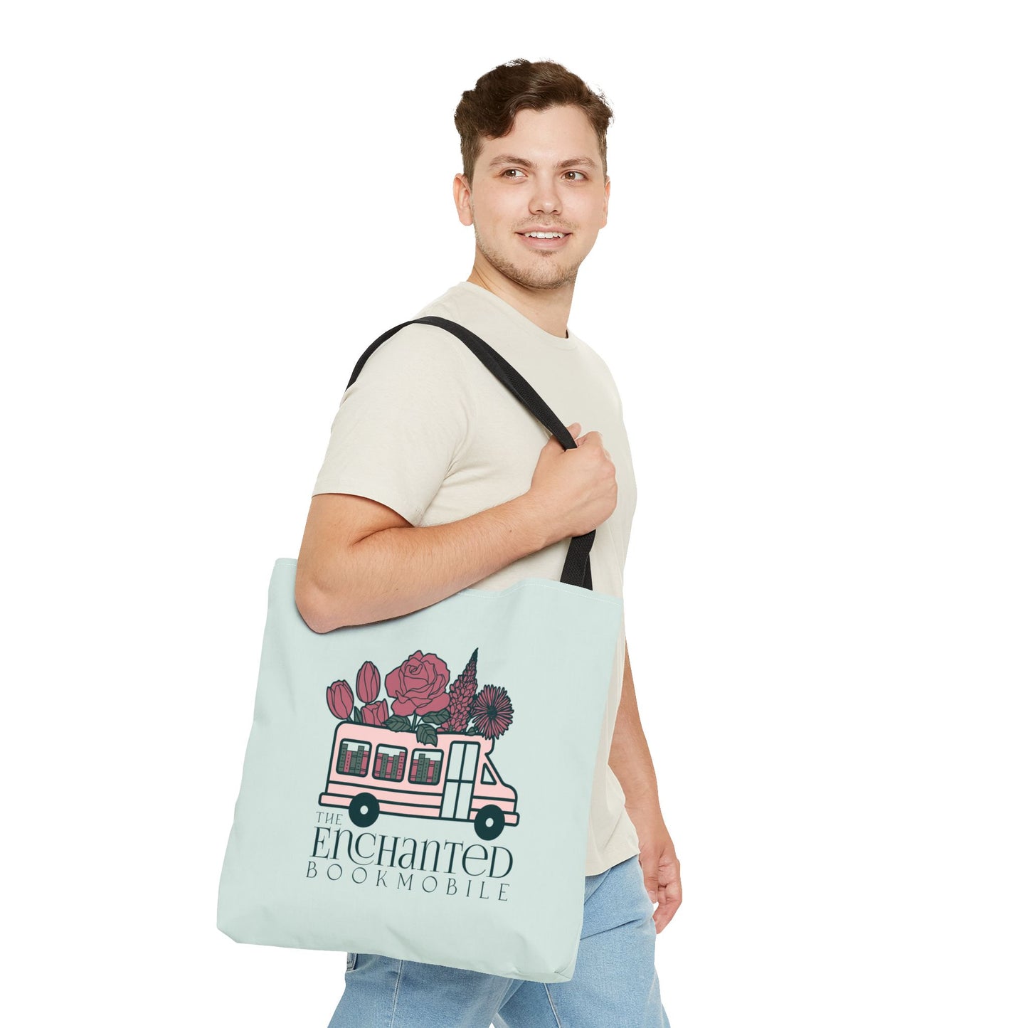 The Enchanted Bookmobile Logo Tote Bag