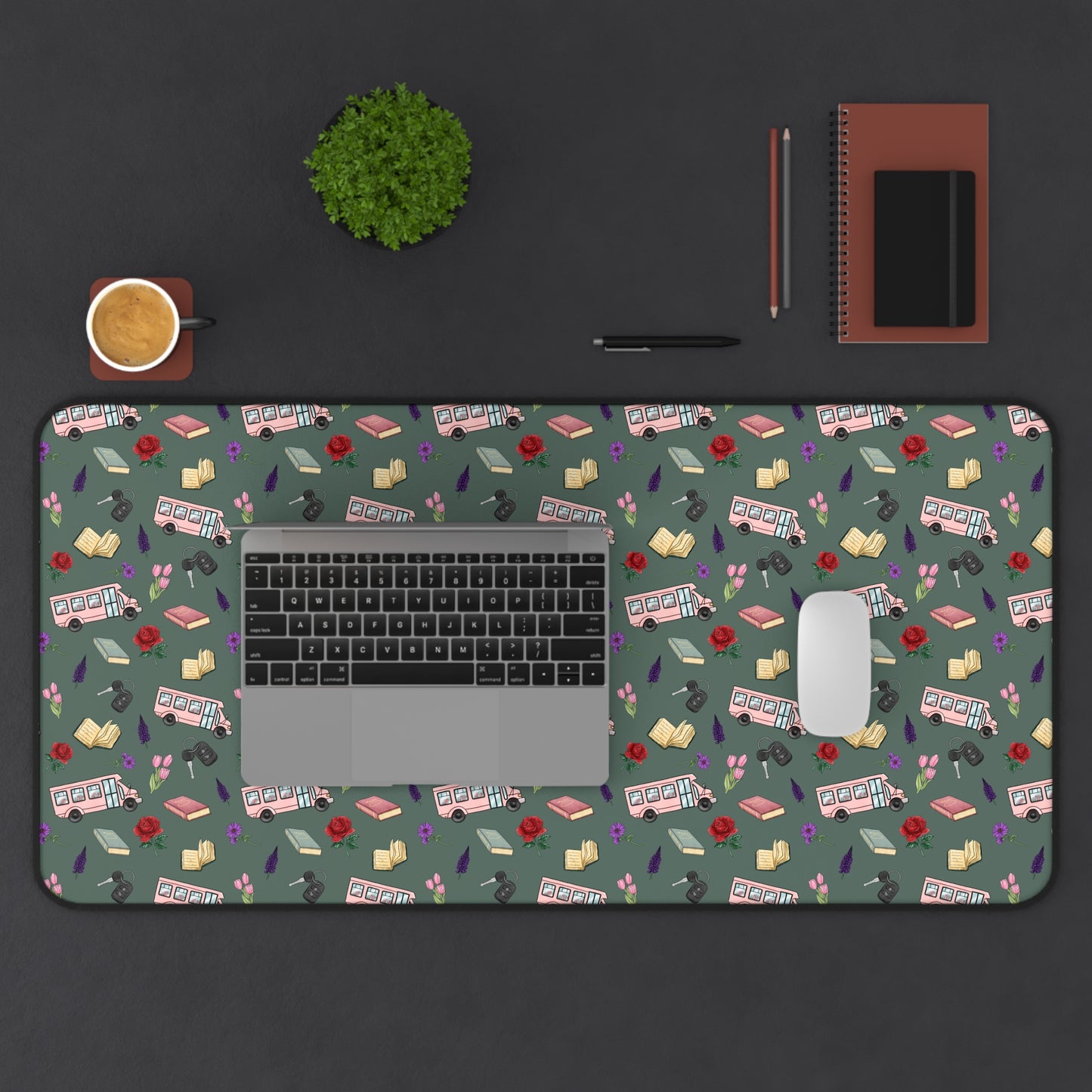 The Enchanted Bookmobile Doodle Desk Mat