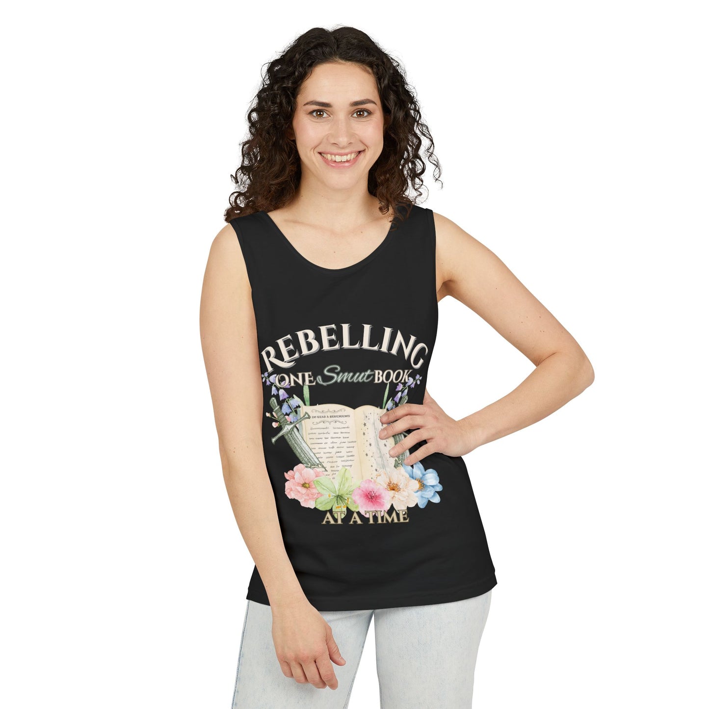 Rebel Reading Tank Top (Dark Variant)