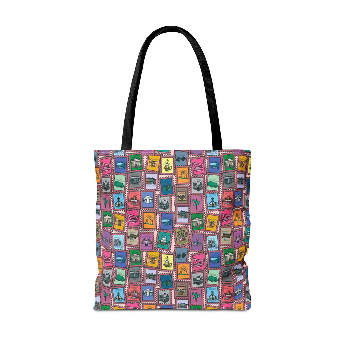 TEB Stamp Pattern Tote Bag