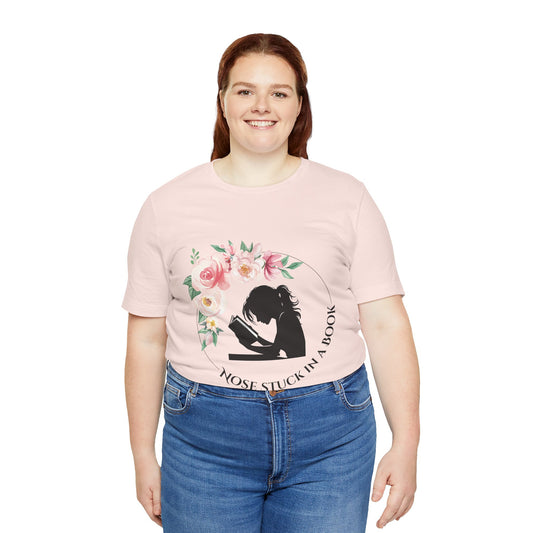 Enchanted Nose Stuck In a Book Tee