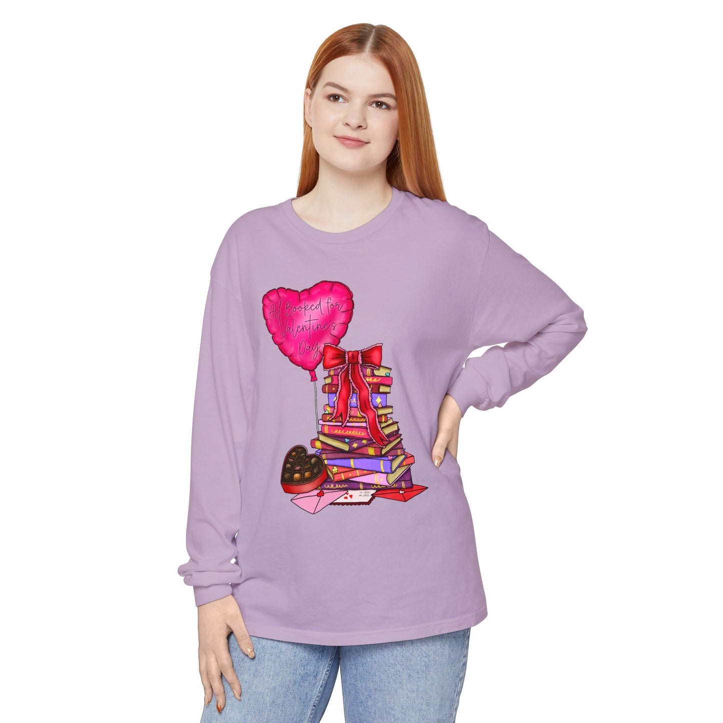 All Booked for Valentine's Long Sleeve Tee