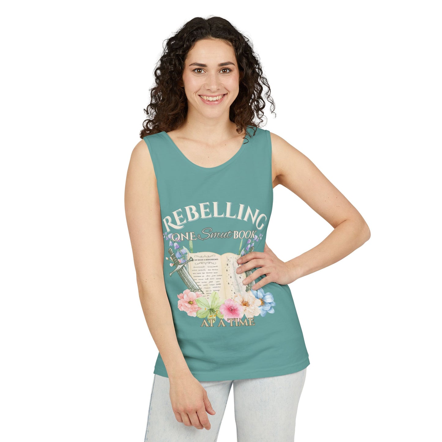 Rebel Reading Tank Top (Dark Variant)