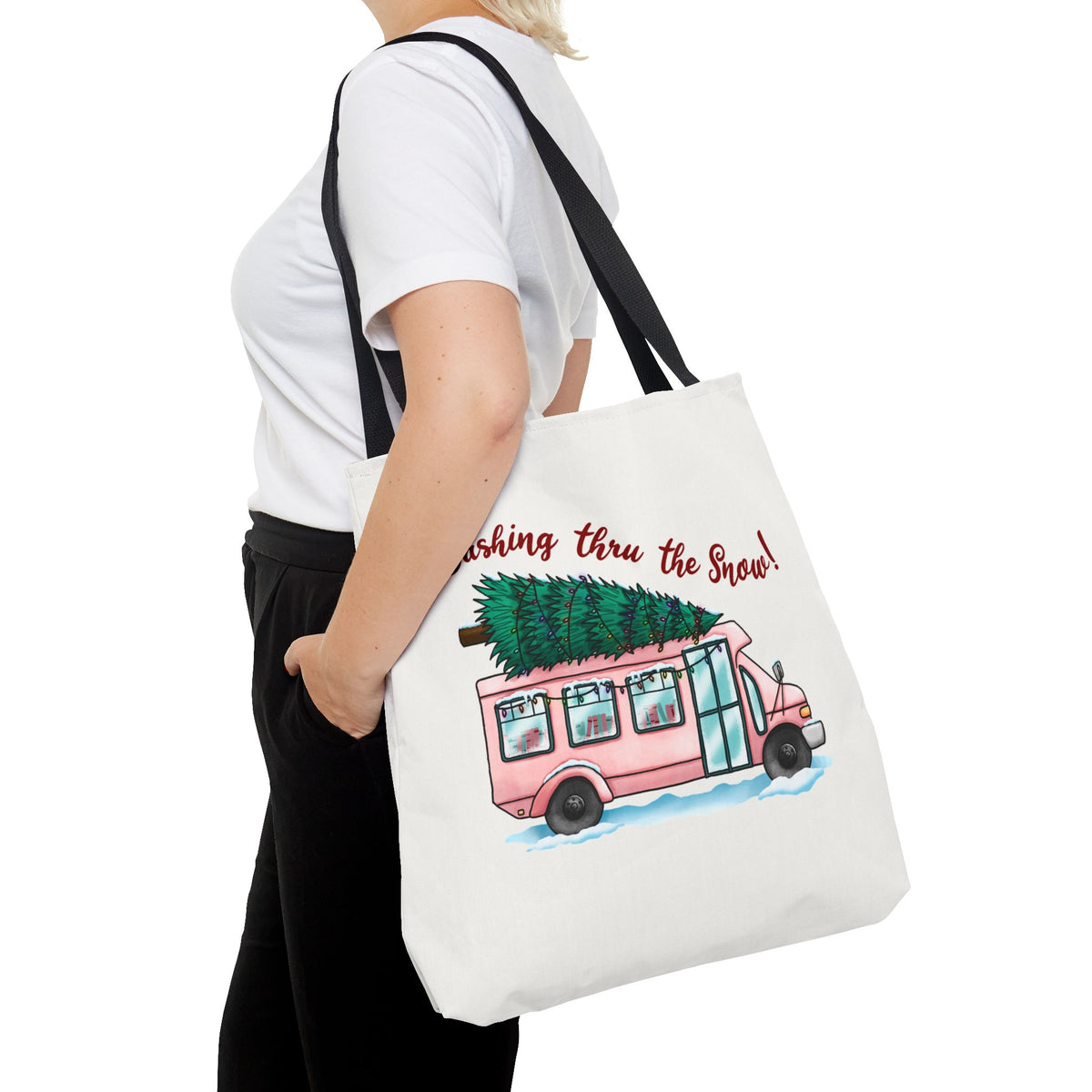 Dashing Through the Snow Tote Bag