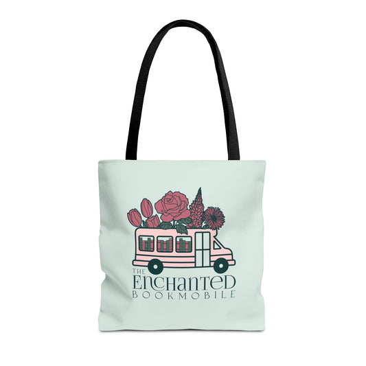 The Enchanted Bookmobile Logo Tote Bag