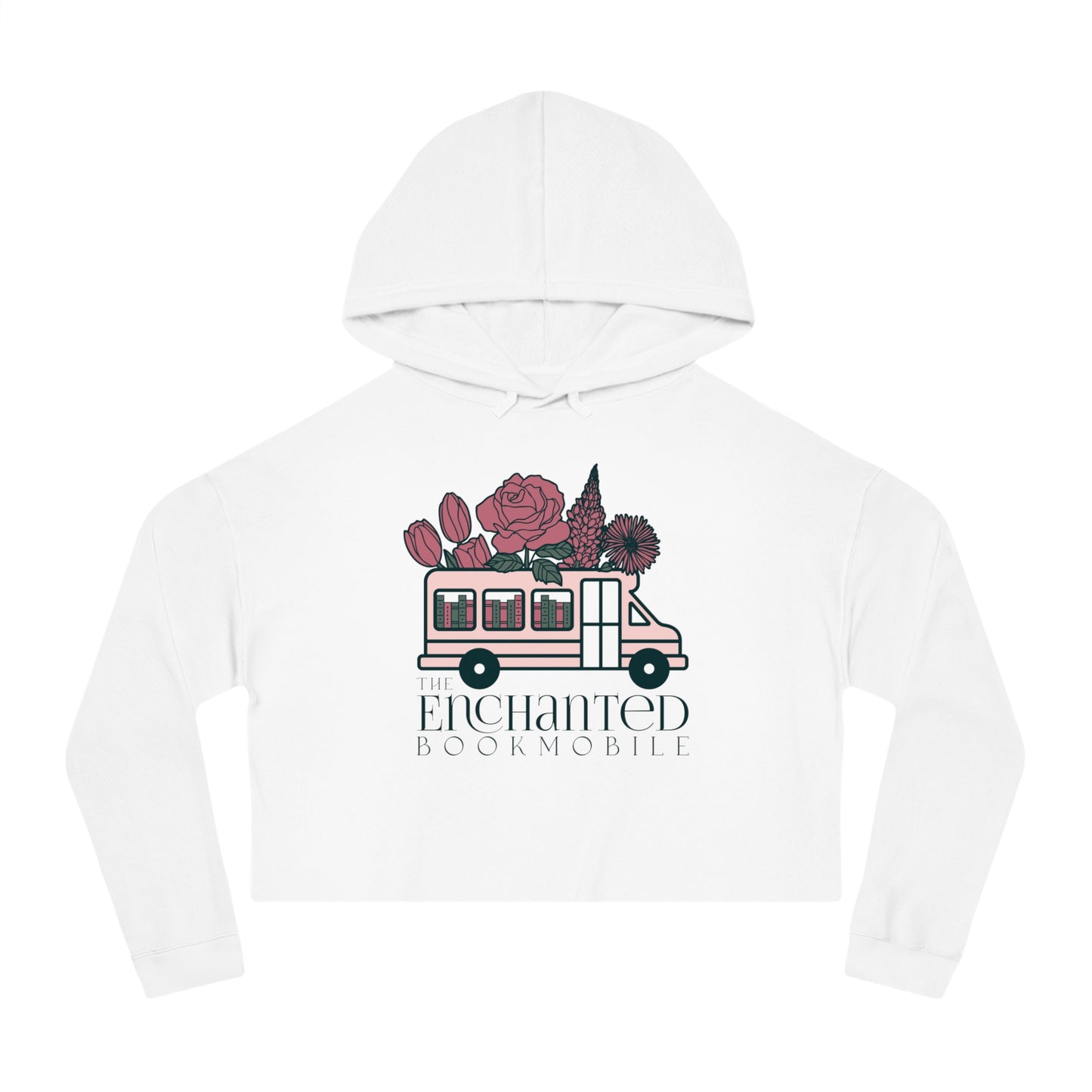 Enchanted Bookmobile Cropped Hoodie