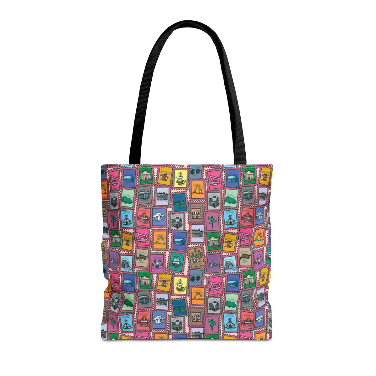 TEB Stamp Pattern Tote Bag