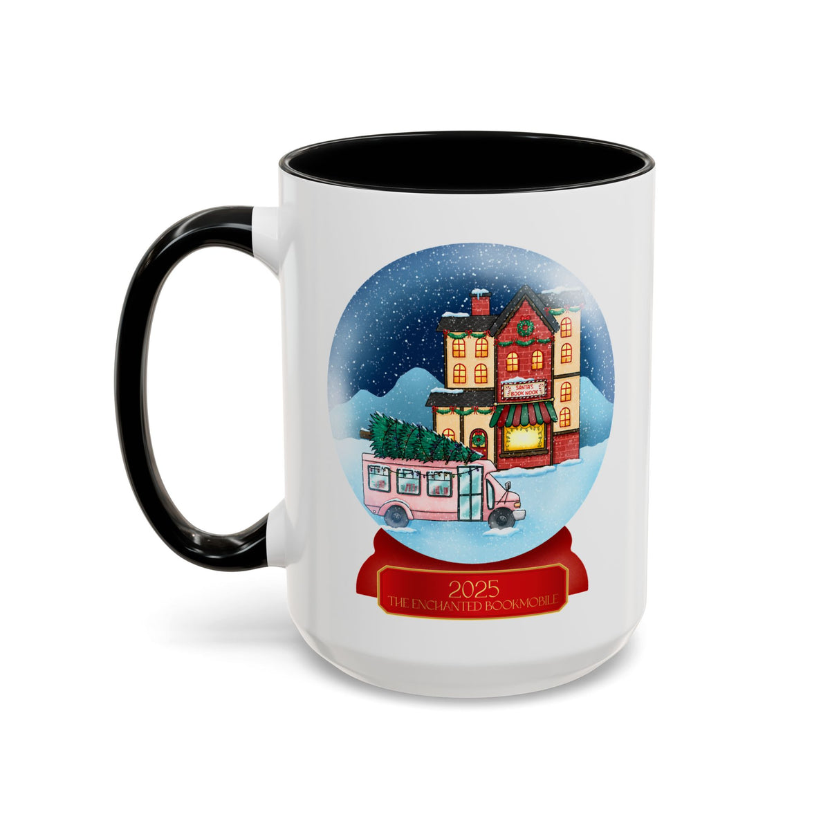 Holiday Snow Globe Coffee Mug — 2025