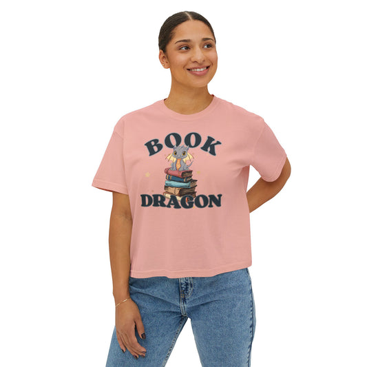 Book Dragon Women's Crop Top