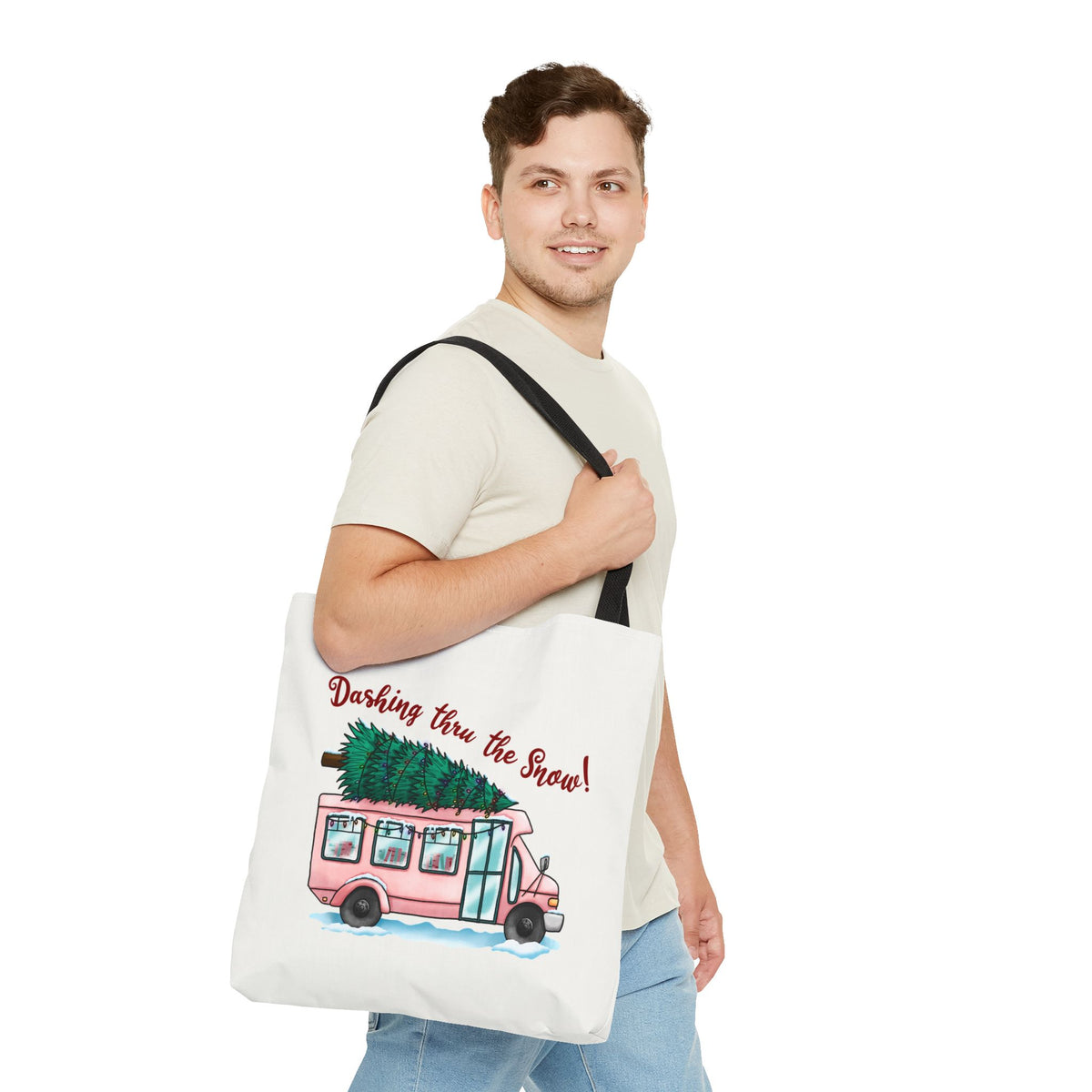 Dashing Through the Snow Tote Bag