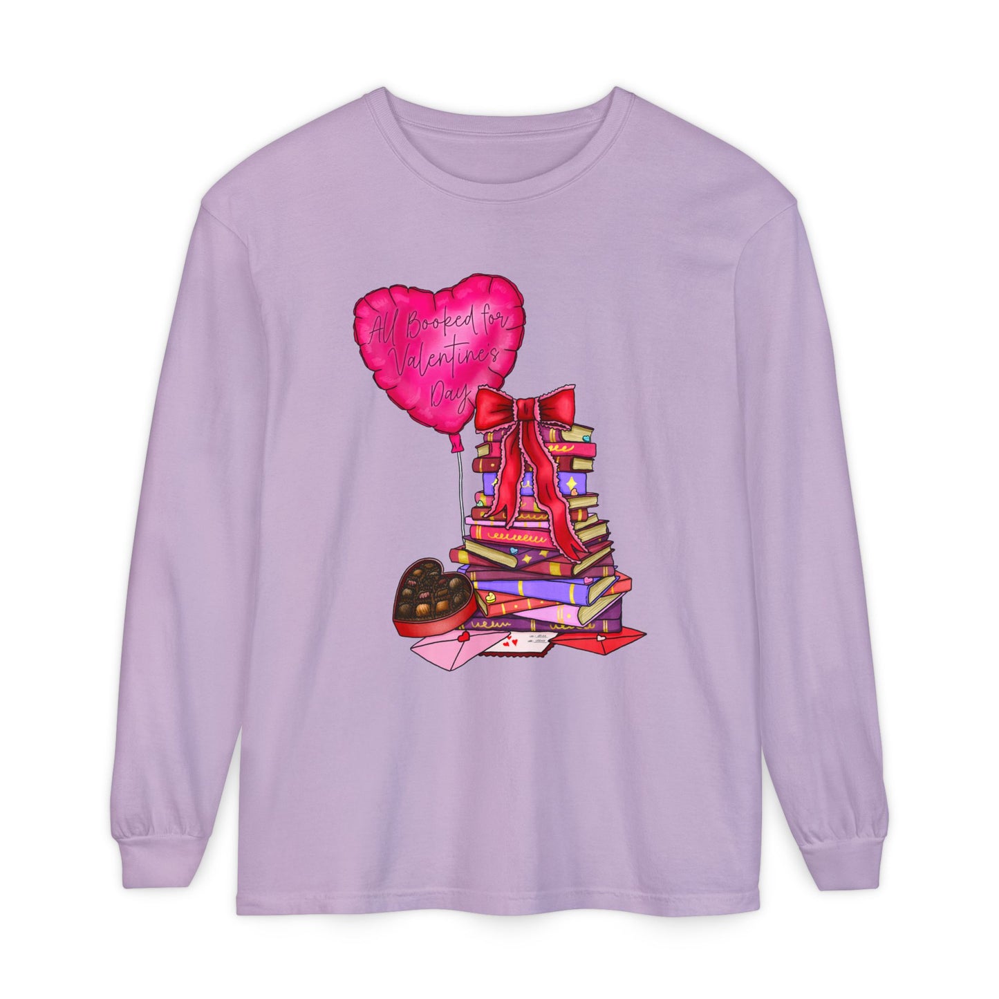 All Booked for Valentine's Long Sleeve Tee