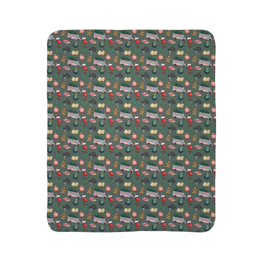 Christmas Cozy Sherpa Blanket