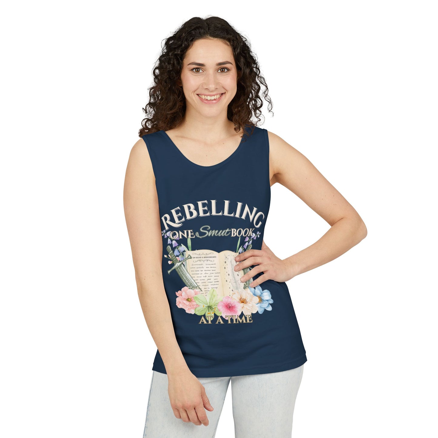 Rebel Reading Tank Top (Dark Variant)