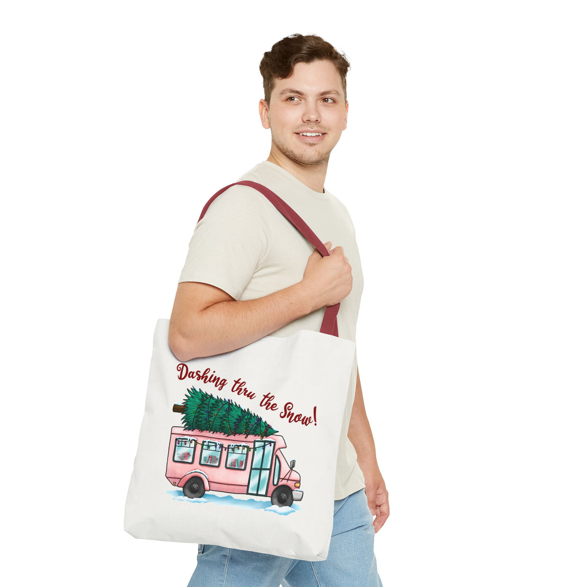 Dashing Through the Snow Tote Bag