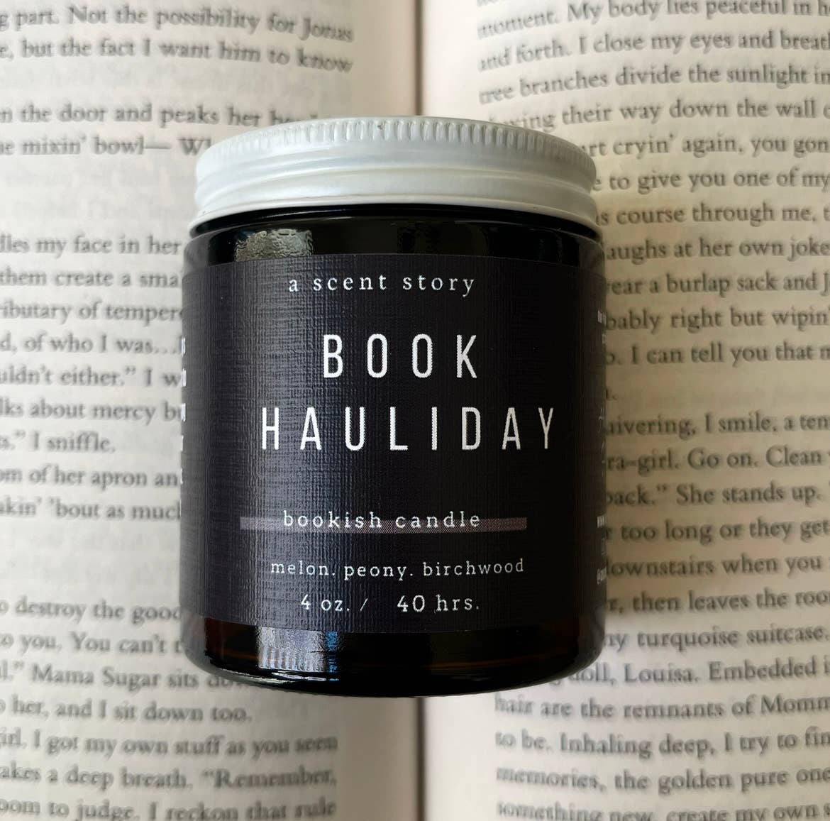 A Scent Story Candle Co - Book Hauliday - Bookish Candle | Book Themed Candle