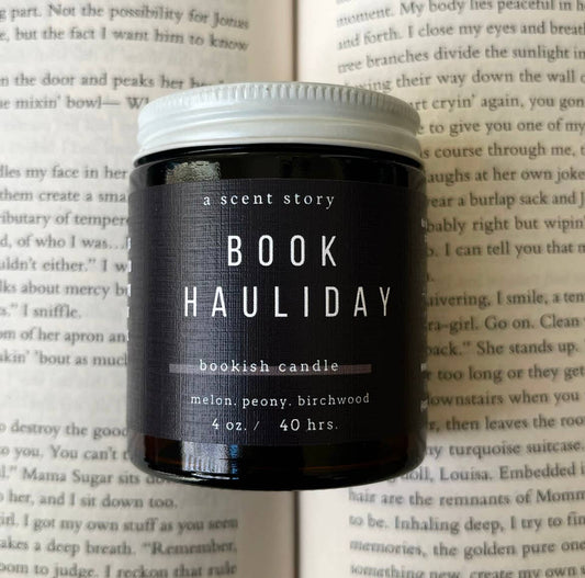 A Scent Story Candle Co - Book Hauliday - Bookish Candle | Book Themed Candle