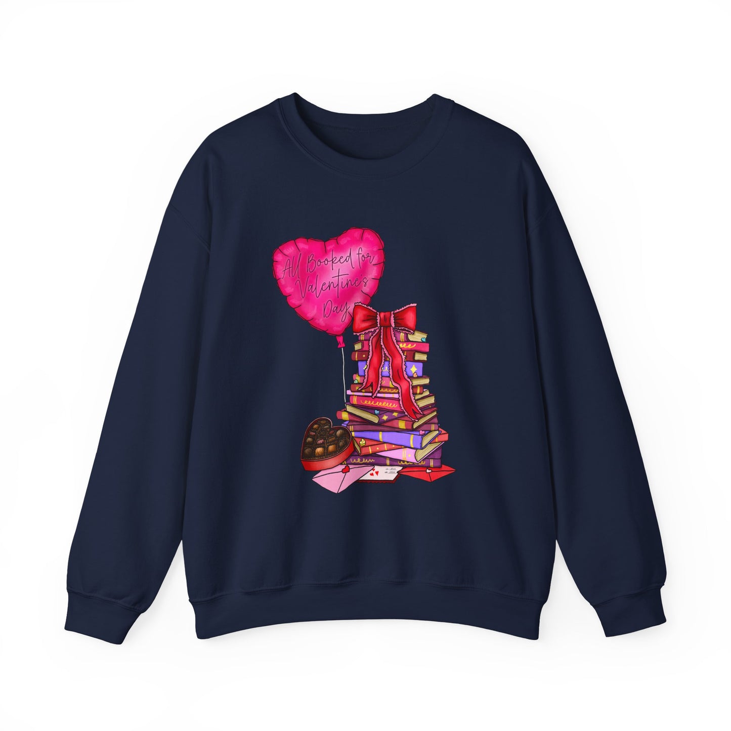 All Booked for Valentine's Crewneck Sweatshirt