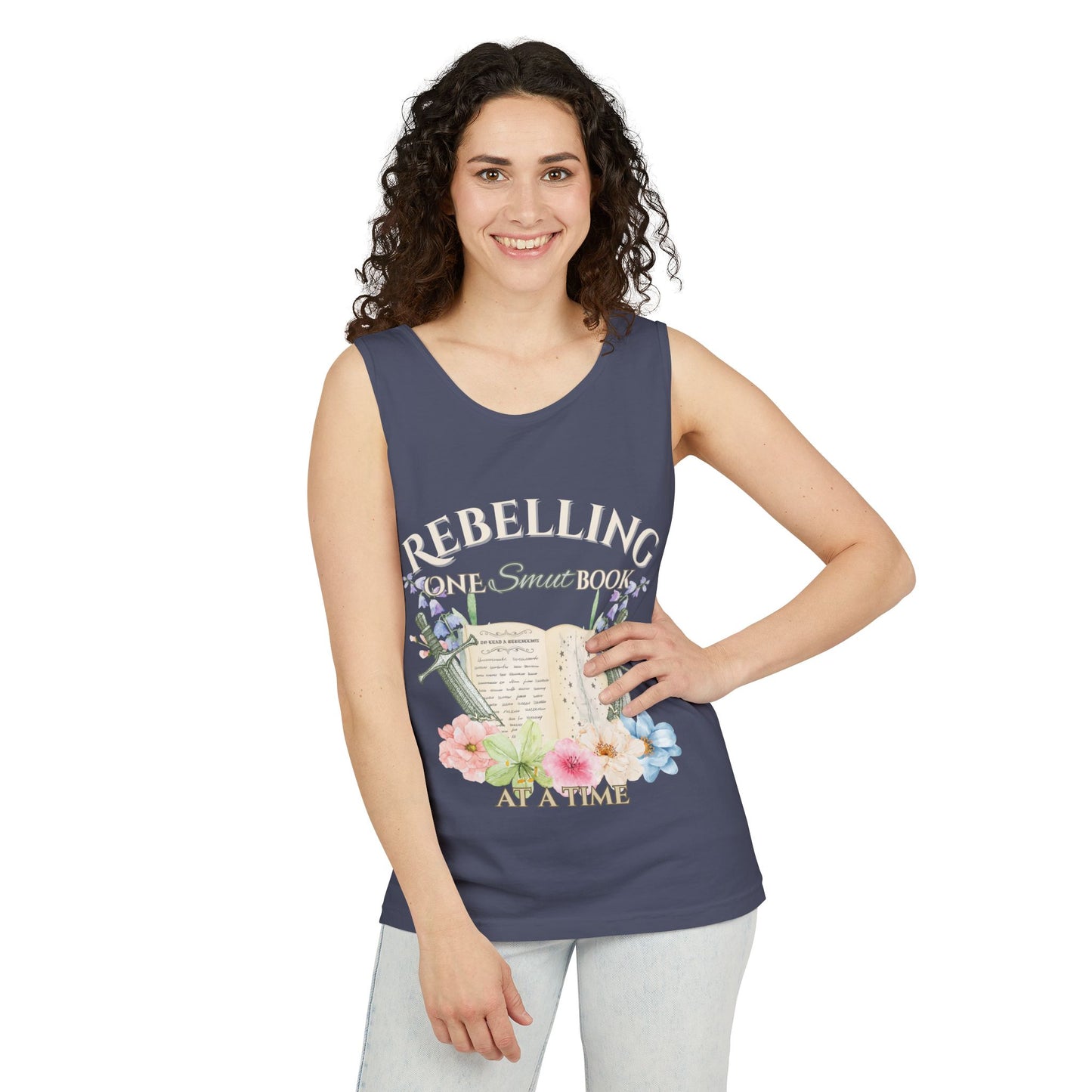 Rebel Reading Tank Top (Dark Variant)