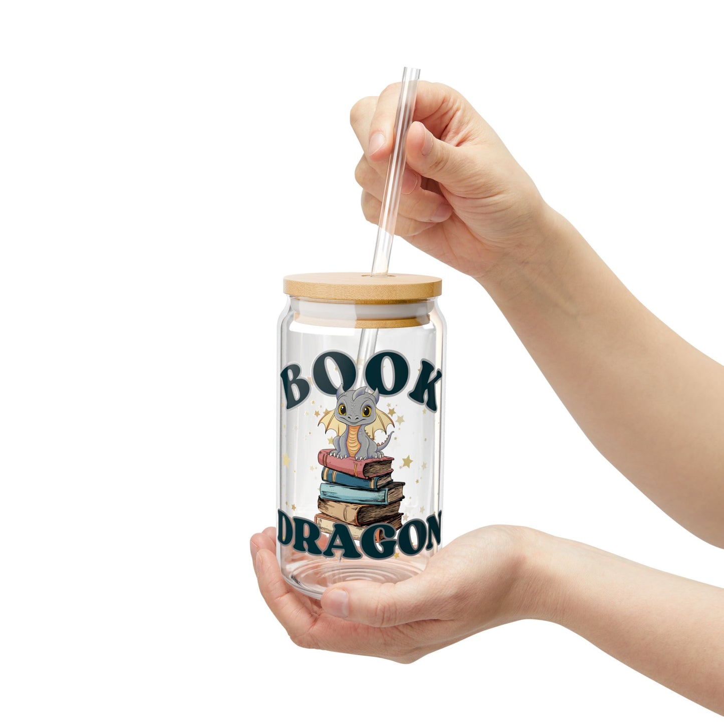 Book Dragon Sipper Glass
