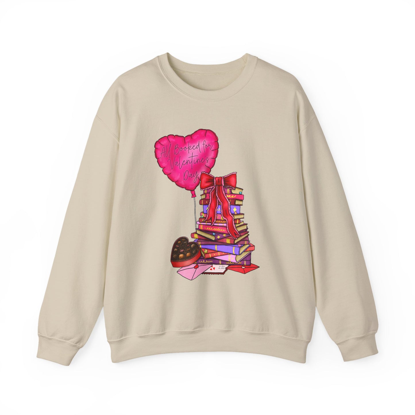 All Booked for Valentine's Crewneck Sweatshirt