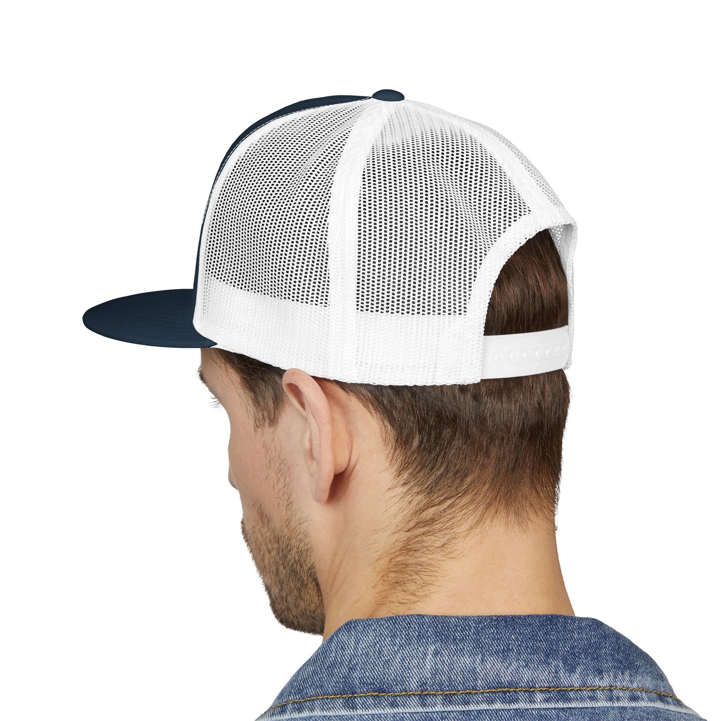 Enchanted Bookmobile Trucker Cap (White Embroidery)
