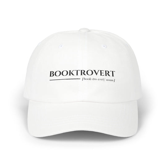 Booktrovert Embroidered Cap (White, Pink, Stone, Light Blue)