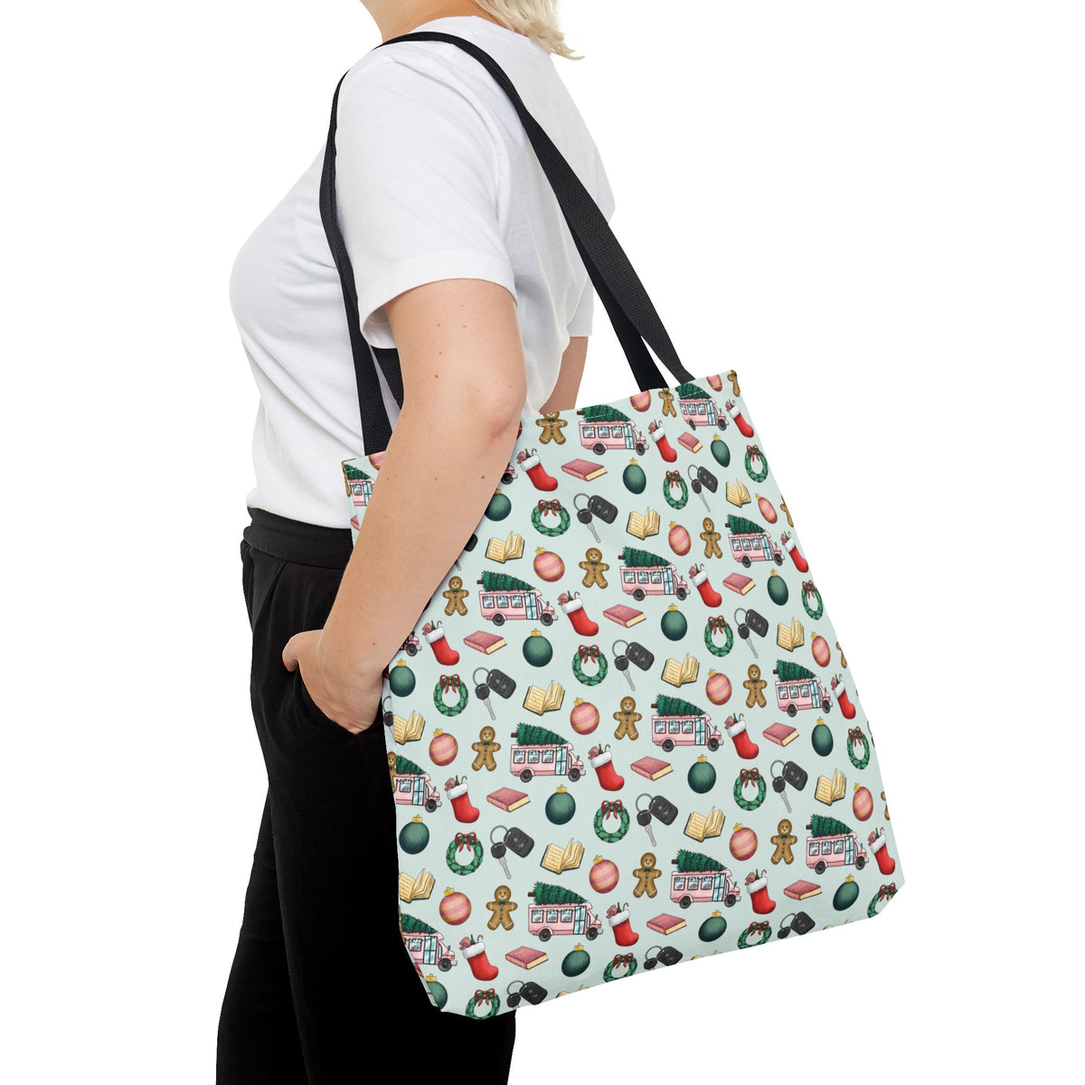 TEB Christmas Doodle Tote Bag