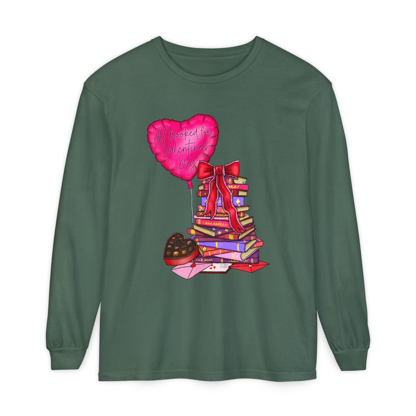 All Booked for Valentine's Long Sleeve Tee
