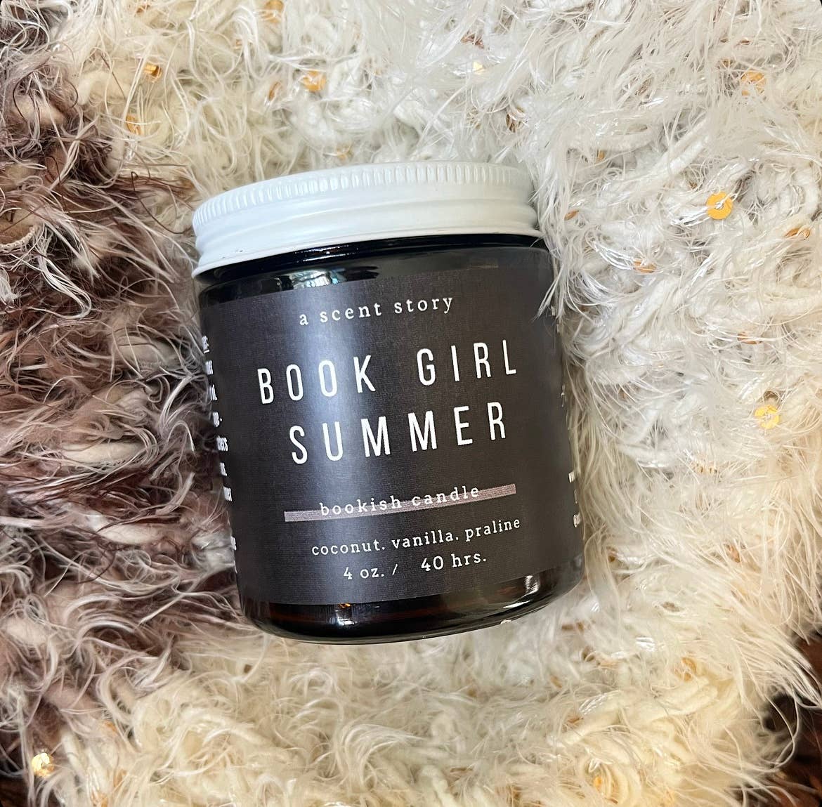 A Scent Story Candle Co - Book Girl Summer -  Bookish Candle | Book Themed Candle