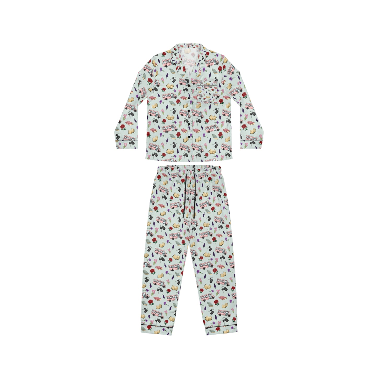 TEB Women's Satin Pajama Set