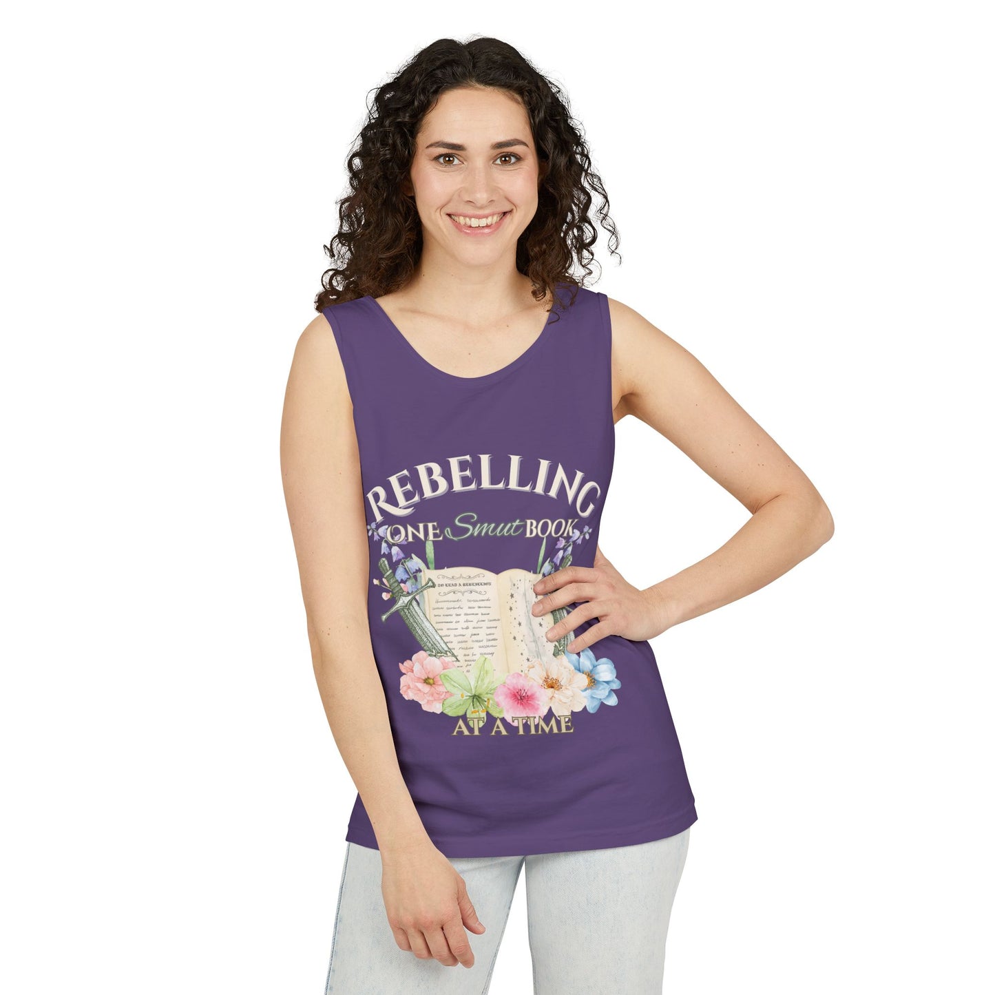 Rebel Reading Tank Top (Dark Variant)