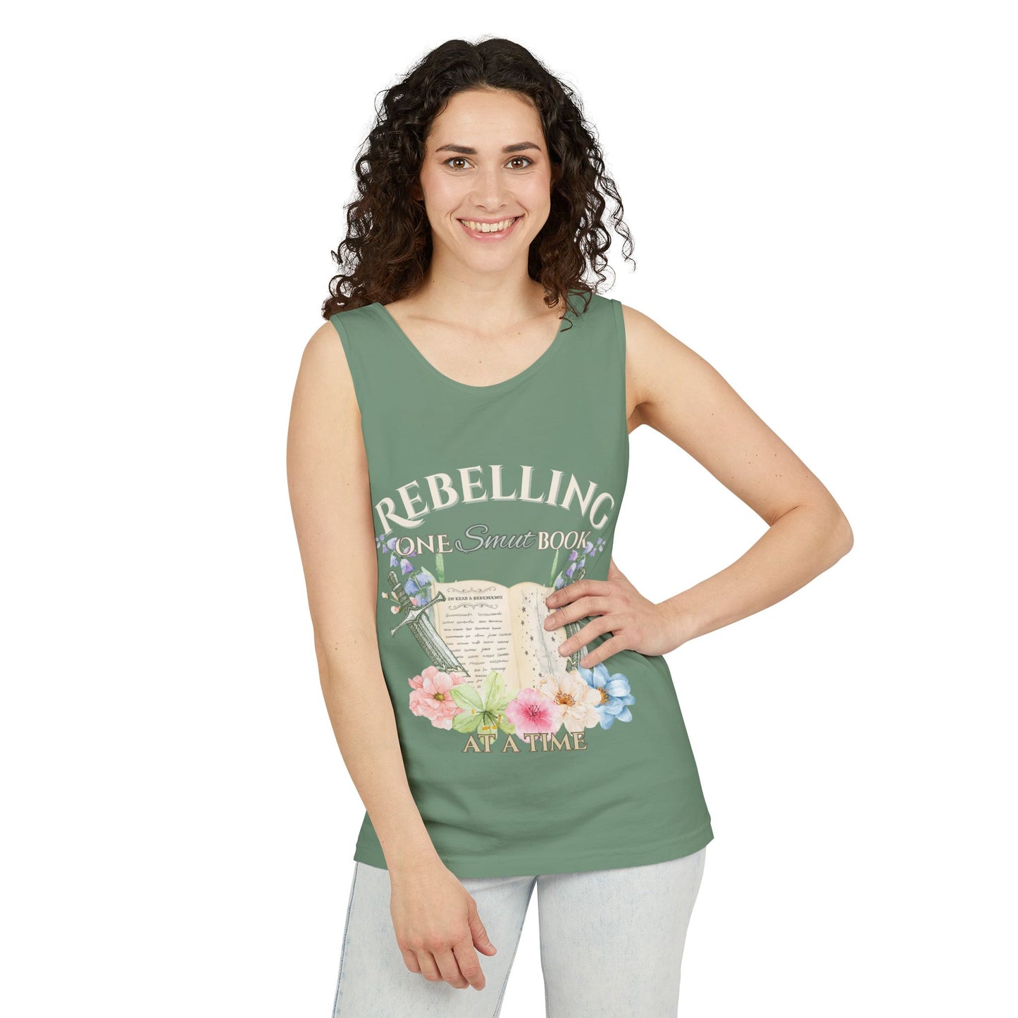 Rebel Reading Tank Top (Dark Variant)