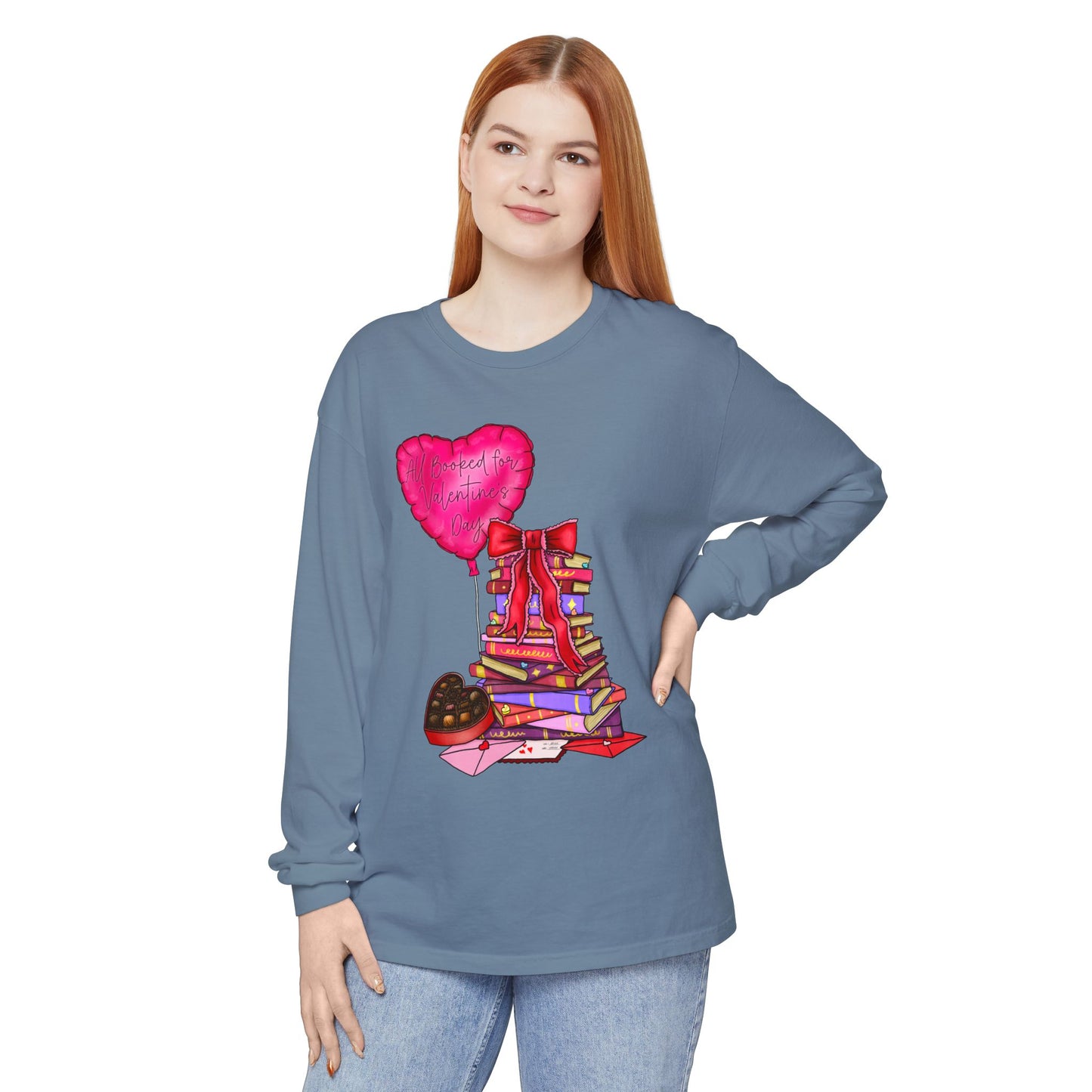 All Booked for Valentine's Long Sleeve Tee