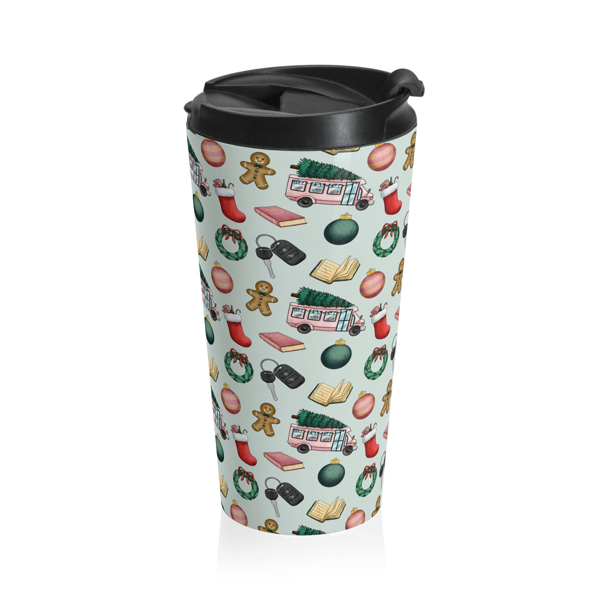 TEB Christmas Doodle Travel Mug
