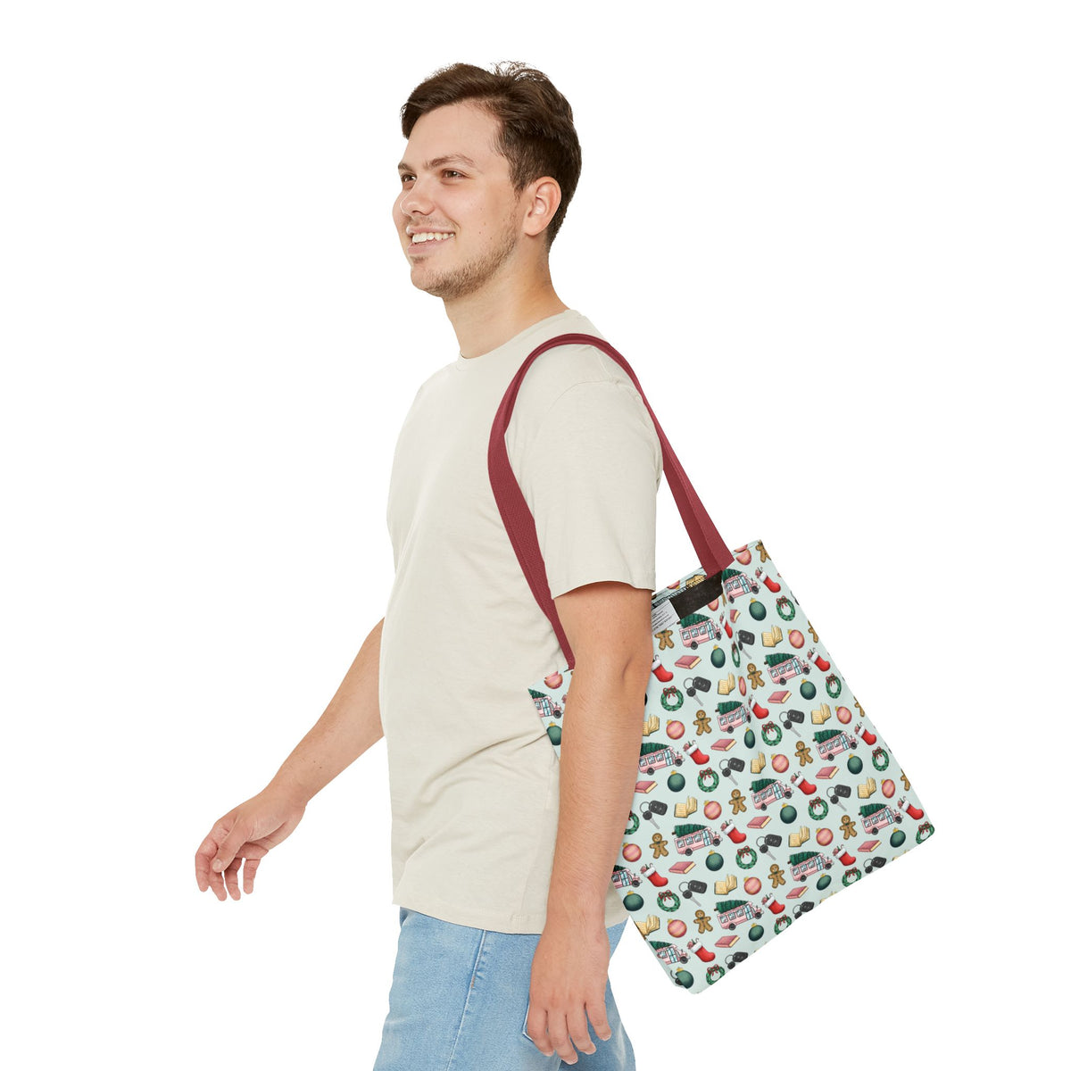 TEB Christmas Doodle Tote Bag