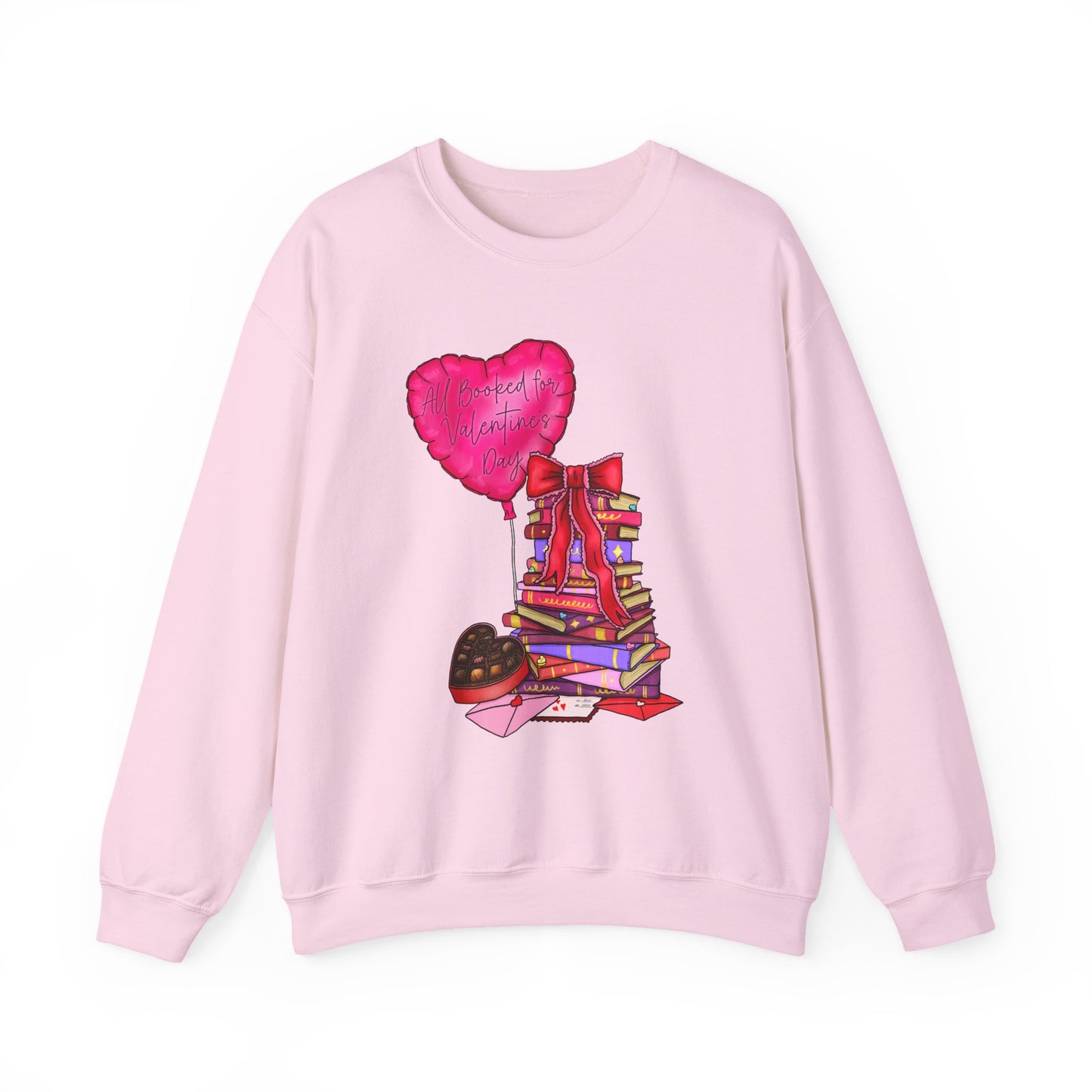 All Booked for Valentine's Crewneck Sweatshirt