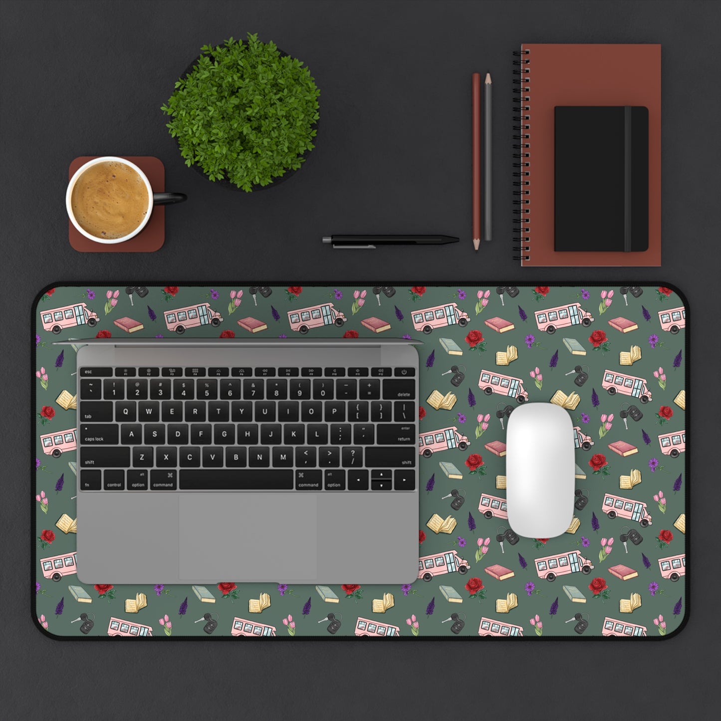 The Enchanted Bookmobile Doodle Desk Mat