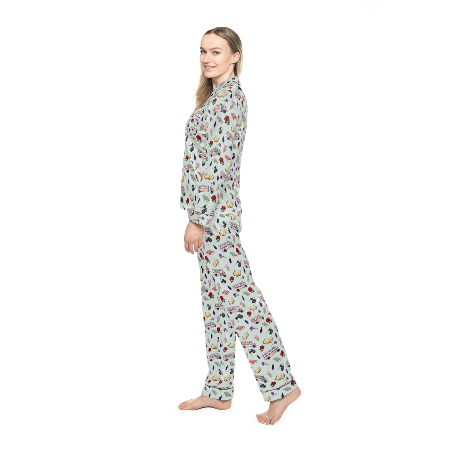 TEB Women's Satin Pajama Set