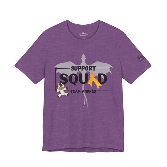 Support Squad Unisex Tee - Team Andrés, Fundraiser Shirt