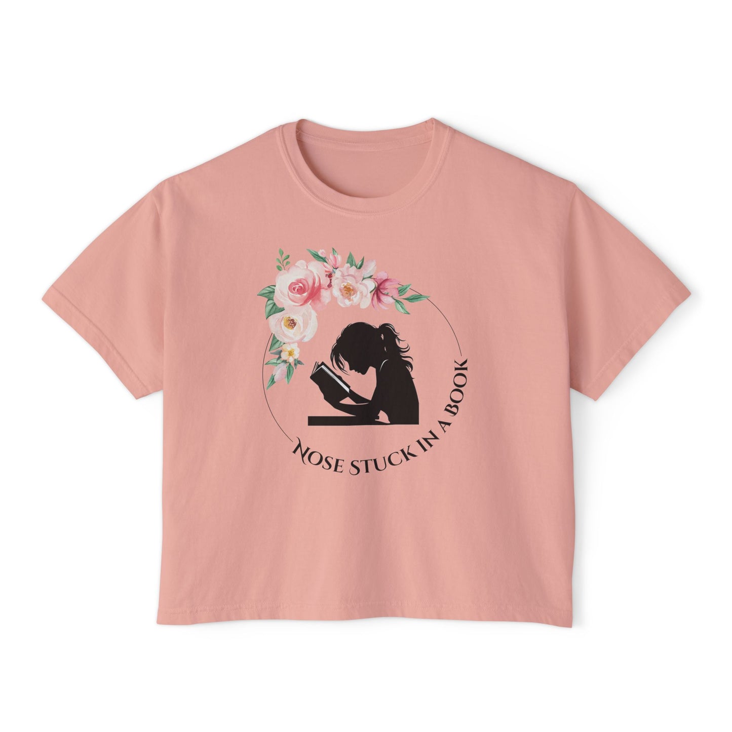 Nose Stuck in a Book Women's Crop Top