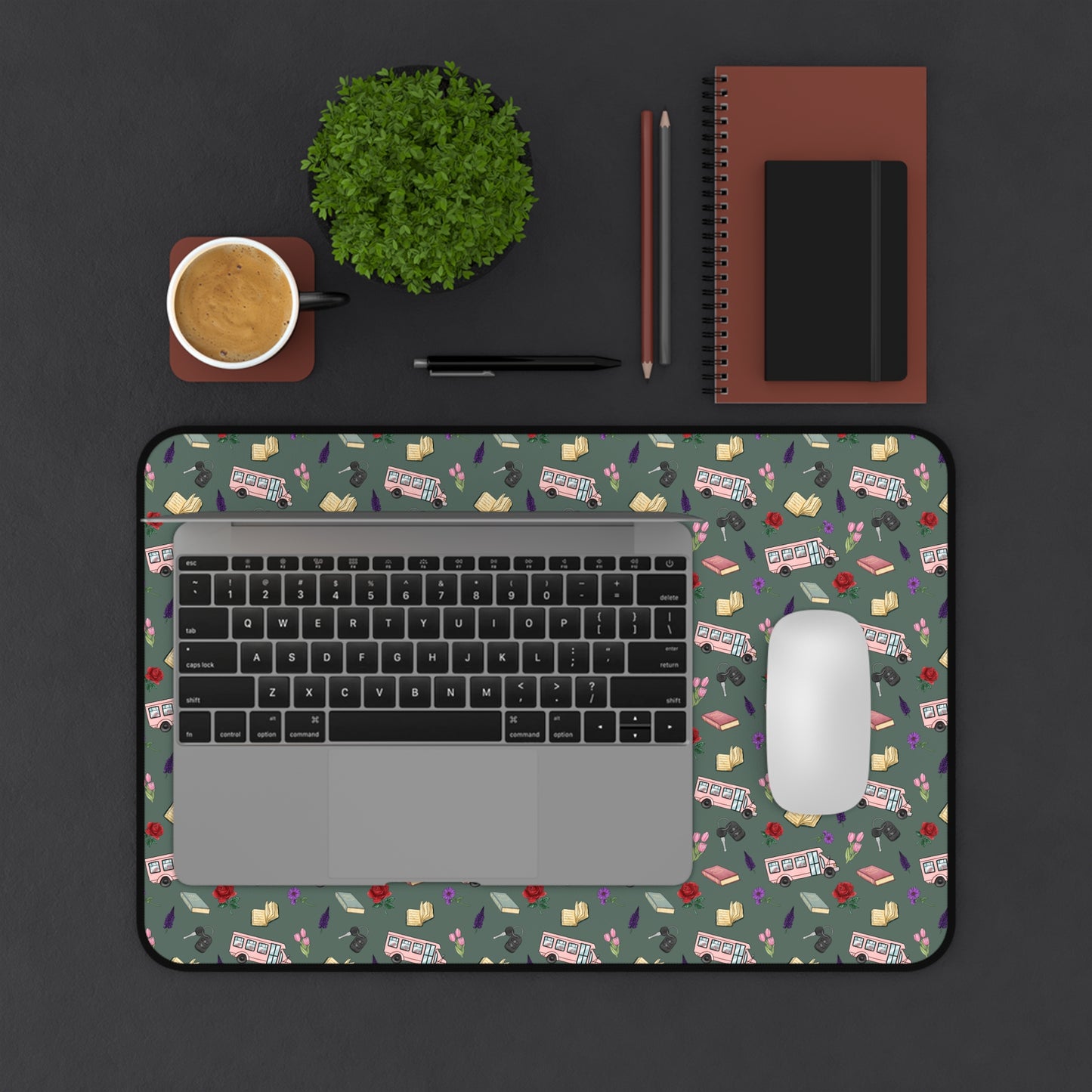 The Enchanted Bookmobile Doodle Desk Mat