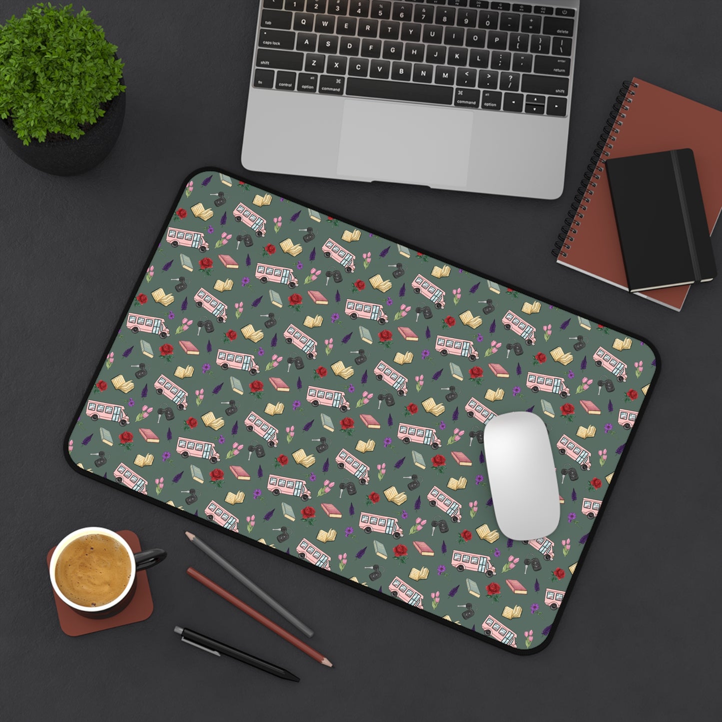The Enchanted Bookmobile Doodle Desk Mat