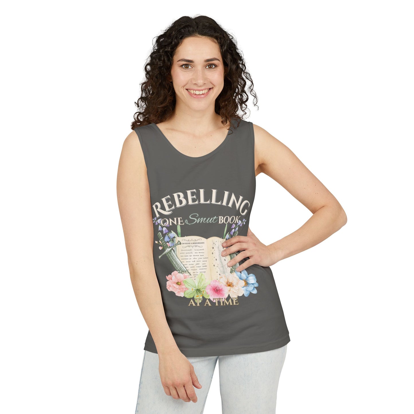 Rebel Reading Tank Top (Dark Variant)