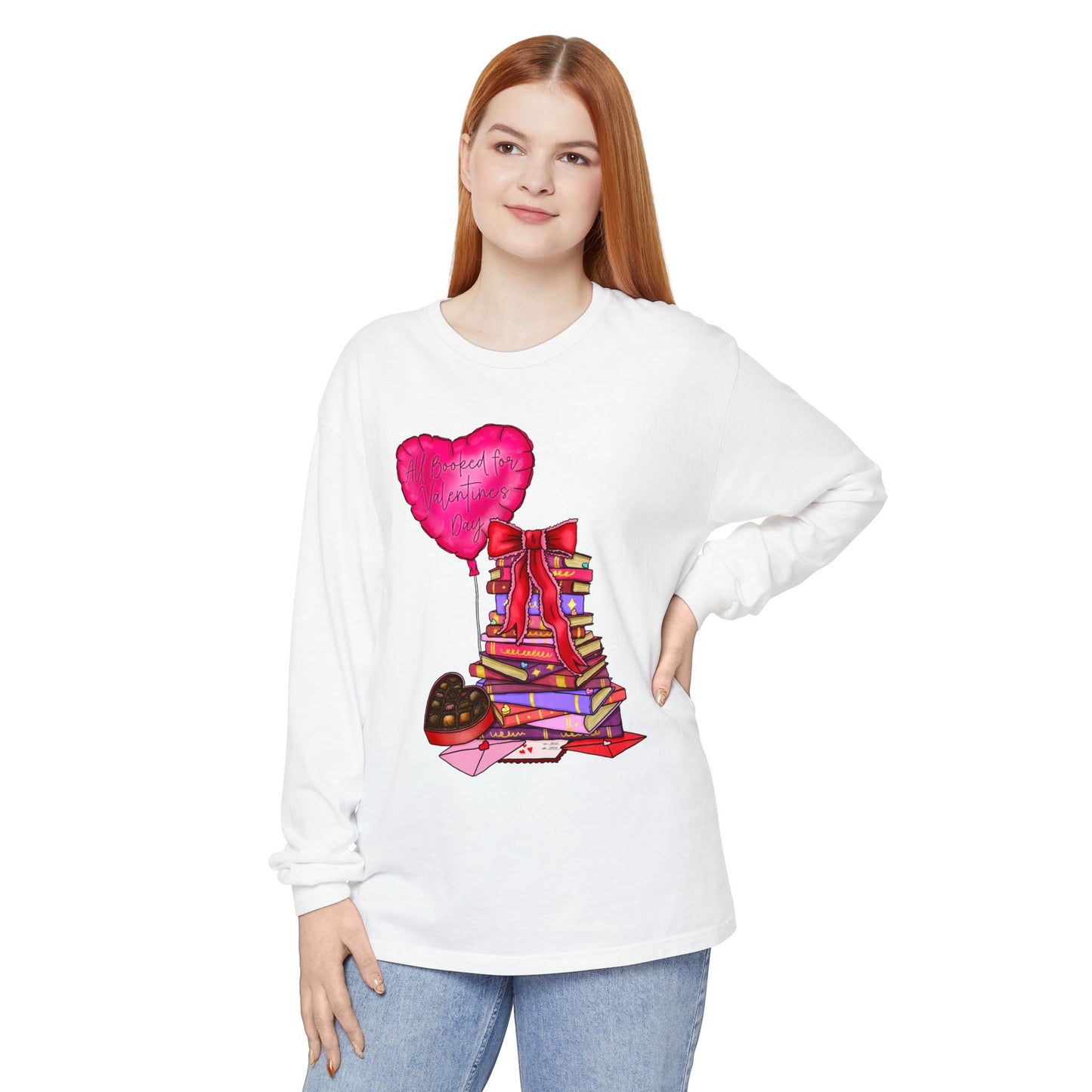 All Booked for Valentine's Long Sleeve Tee