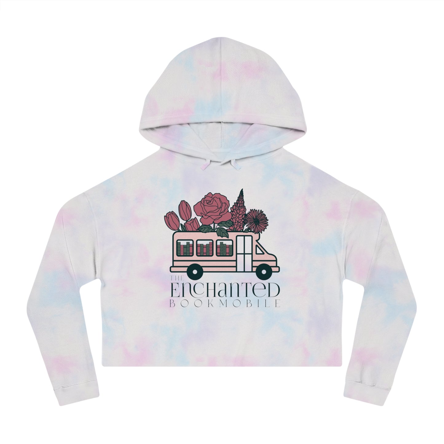 Enchanted Bookmobile Cropped Hoodie