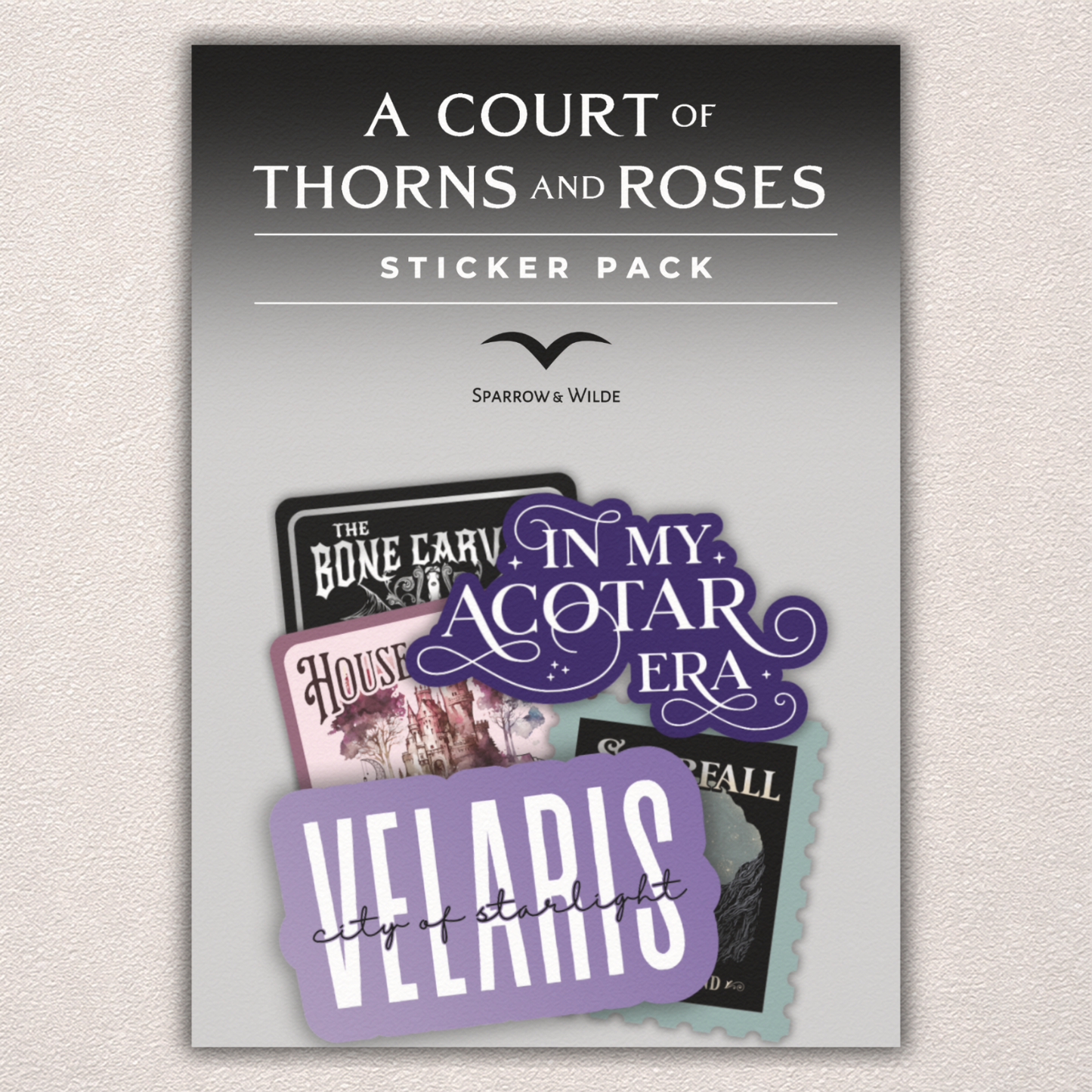 Sparrow and Wilde - ACOTAR Sticker 5-Pack