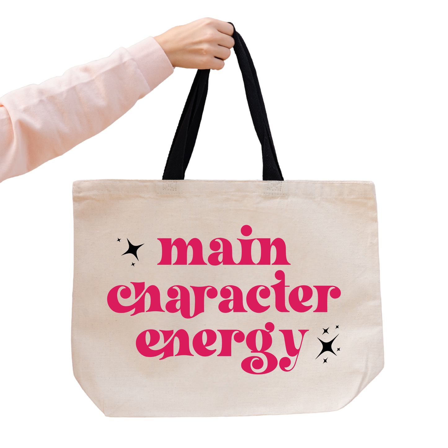 SHEWOLF Designs - Tote: Main Character Energy — Cute Bookish Bag for Women